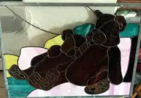 Stained Glass Bear