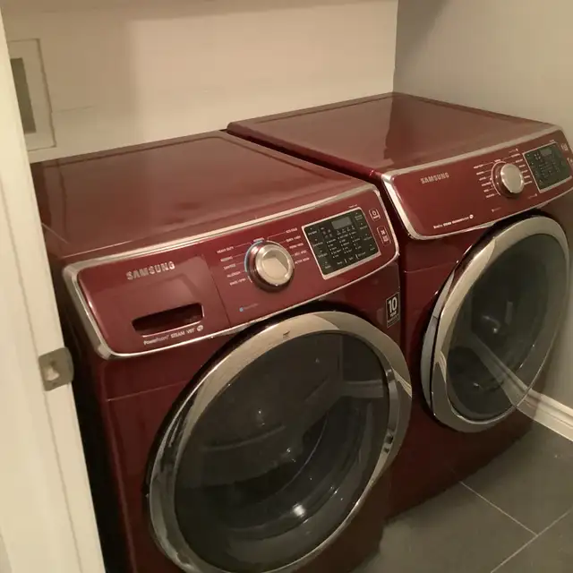 Samsung washer and dryer