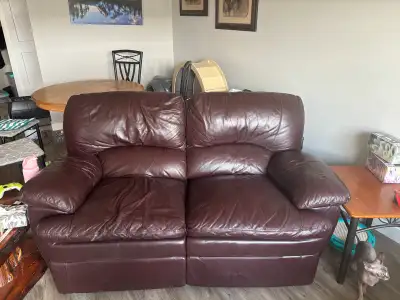 Faux Leather Like Seat Recliner (Dark Brown), View more