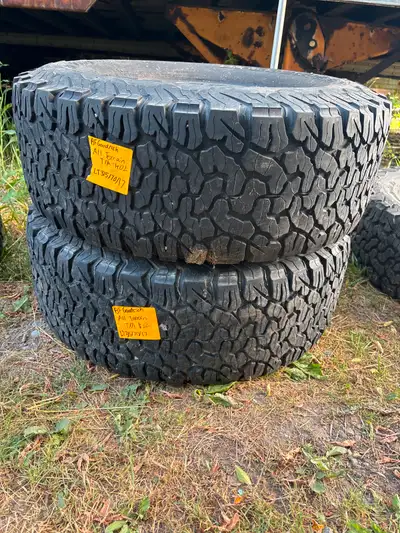 x2 USED LT315/70/17 BFG All Terrain T/A KO2 TREAD 8/32 9/32 DOT 2021 CASH AND CARRY INSTALL IS AN AD...
