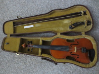 LOUIS HANDORF 3/4 VIOLIN WITH BOW and CASE