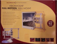 SANUS Heavy Duty Full Motion Articulating TV Wall Mount - $160