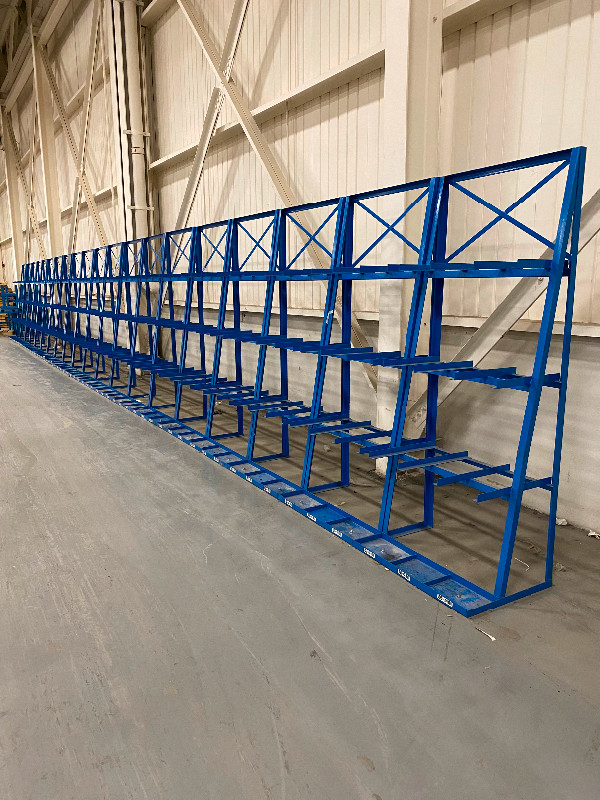 Vertical bar rack. Used pipe storage racks. New condition in Industrial Shelving & Racking in Mississauga / Peel Region - Image 4
