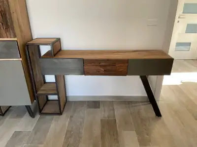 Italian-designed furniture with multiple materials., View more