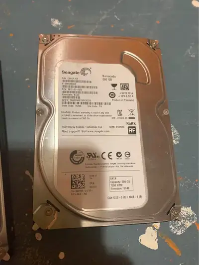 Like New Desktop and Laptop hard drives, View more