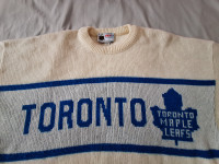 VINTAGE Toronto Maple  Leafs CCM Sweater by CLIFF ENGLE