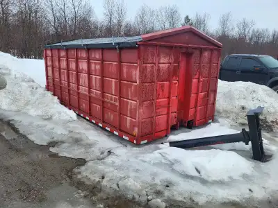 16ft grain box off a single axle truck still in good condition. Was removed because I wanted to use...