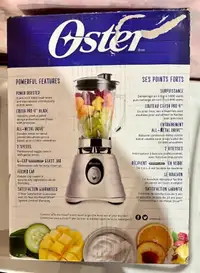 Oster® Classic Series Heritage Blender with 6-Cup Glass Jar-NEW