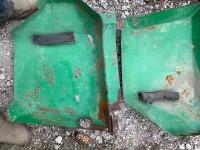 317  engine covers, whwheel weights, JD 300 engine covers.