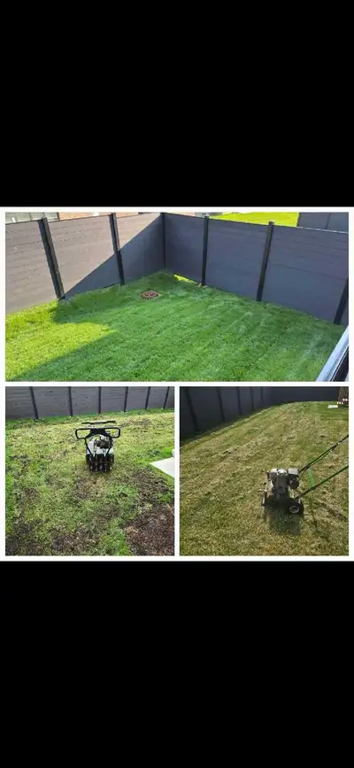 aeration dethatching/power raking instant pricing garden cleanup, View more