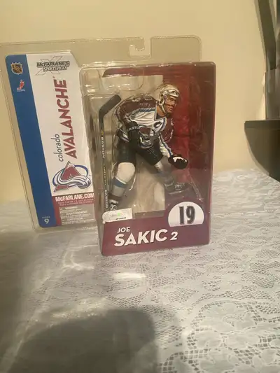 NHL McFarlane Series 9 Joe Sakic Figure – Colorado Avalanche , View more
