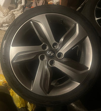 4 - 18” Hyundai Rims and Tires