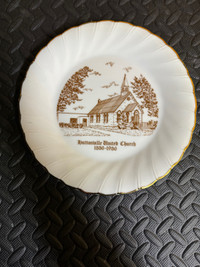 souvenir plate with 22k gold