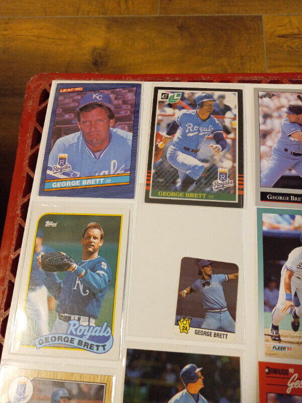 Vintage Baseball Cards George Brett HOF Royals Lot of 24 NM in Arts & Collectibles in Trenton - Image 2