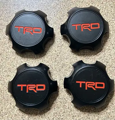 Toyota TRD hub caps. 4 pieces. Never used.