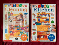 Play Cleaning and Play Kitchen (Factory Sealed books)