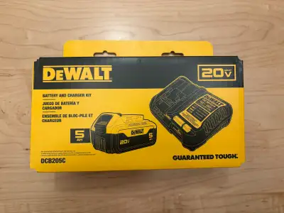 BNIB Dewalt 5Ah Battery & Charger, View more
