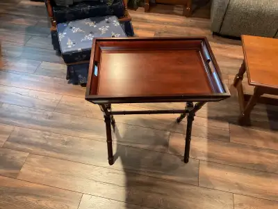 Table pliante en bois avec plateau amovible, View more