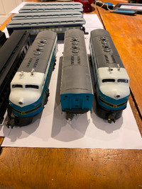 Train Lionel loco.f3 ABA avec 6 wagons(B/O)