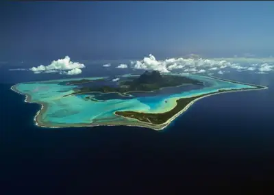 Islands Magazine - 2 Framed Posters of Bora-Bora and Moorea, View more