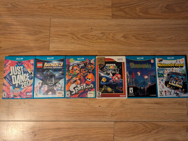 Jeux wii u dans Consoles classiques  à Longueuil/Rive Sud
