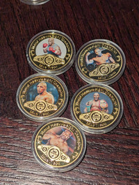 MIKE TYSON GOLD PLATED CAPSULES $15 EACH OR BUY ALL AT $12 EACH