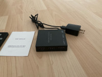 HDMI Switch 3 In, 1 Out, with Remote 