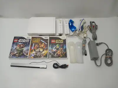 Nintendo Wii Star Wars Gaming Bundle (White Console), View more