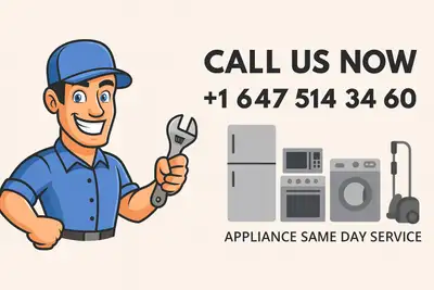 Hamilton • Niagara • Burlington • Oakville Washer • Dryer • Dishwasher • Refrigerator • Commercial A...