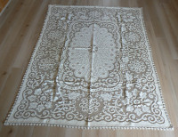 Crocheted Tablecloth - 6' x 4'