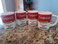 CAMPBELL SOUP MUGS – VINTAGE 70’S
