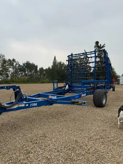 Brand new 770a Brandt 7 bar harrows 70Ft 2 year warranty carbide tips 1/2 times ready to go $72,000o...