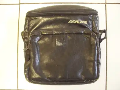 Vintage Alpine Vinyl Car Stereo Carrying Case Rare! Circa 1985, View more