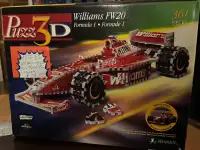 Williams Formula F1 3D Puzzle FW20 w/Poster Complete Booth 279