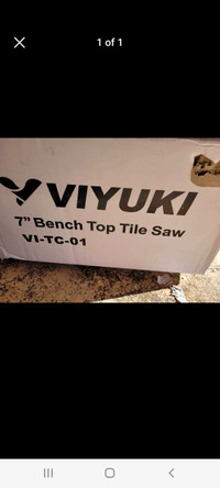 Bench tile table saw