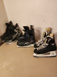 2 Men's Hockey Skates Sizes 8 1/2