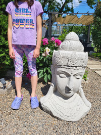 Grande Tête de Bouddha pour Jardin /  Large Buddha head statue