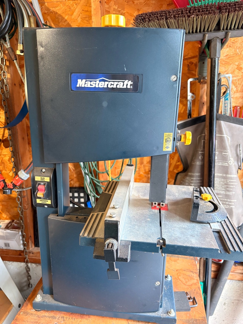 Mastercraft 9” Bandsaw on Mastercraft mobile stand. | Power Tools ...