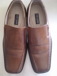 Men`s Shoes/Loafer Stacey Adams "Danton" bike toe size 8 leather