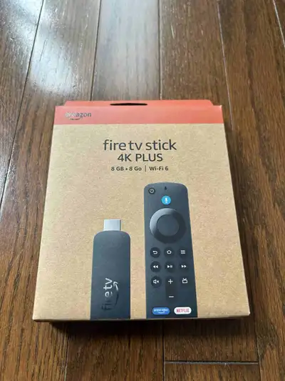 BRAND NEW Amazon Fire TV Stick 4K PLUS with Alexa Voice Remote, View more
