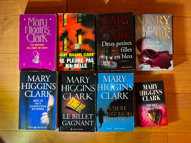 romans Mary Higgins Clark dans Ouvrages de fiction  à Ville de Québec