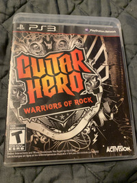 Guitar Hero Warriors of Rock for Playstation 3  PS3 Complete