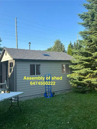 We can do Installation and assembly all kinds of gazebos and storage shed We provide our services in...