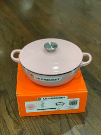 New Le Creuset Chiffon Pink 22cm Marmite Soup Pot