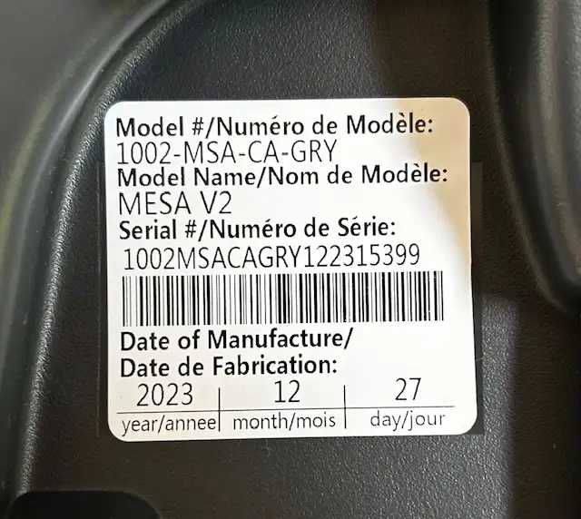 UPPABABY Mesa V2 wool infant car seat in Strollers, Carriers & Car Seats in Edmonton - Image 3
