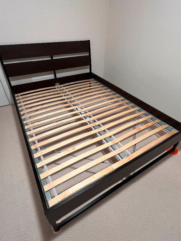Bed Frame with Slatted Base. Queen Size. in Beds & Mattresses in Hamilton