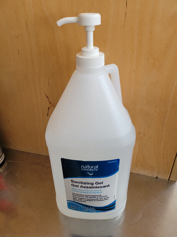 1 gallon/3.78L full pump bottle Hand Sanitizer Natural Concepts in Other in City of Halifax - Image 3