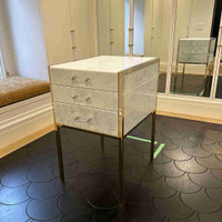 Marble table with drawers