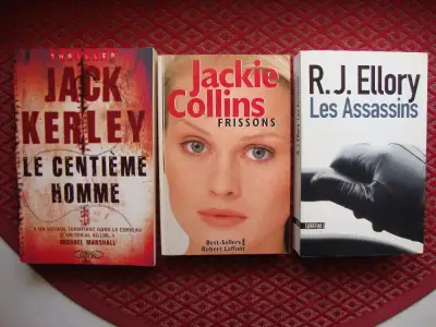 Romans Policiers divers auteurs 3 pour $10.00, View more