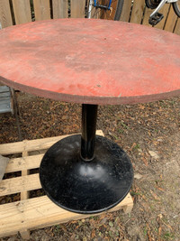 Old Round Cast Iron Table base Gilson, Guelph